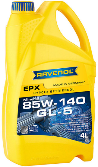 Трансмиссионное масло RAVENOL EPX 85W-140