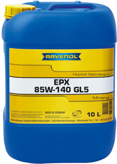 Трансмиссионное масло RAVENOL EPX 85W-140