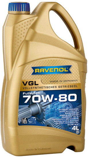 Трансмиссионное масло RAVENOL VGL 70W-80