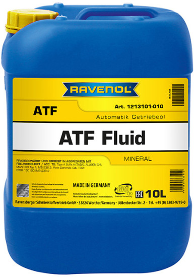 Масло АКПП RAVENOL ATF Fluid