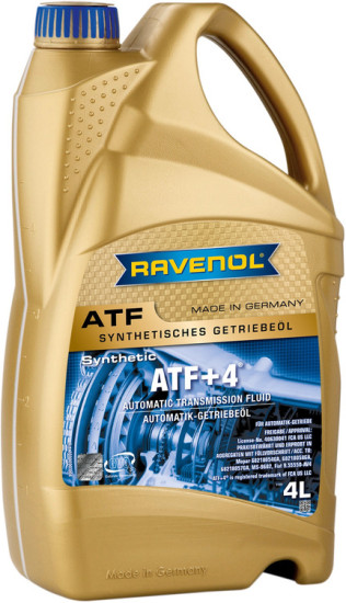 Масло АКПП RAVENOL ATF ATF+4 Fluid