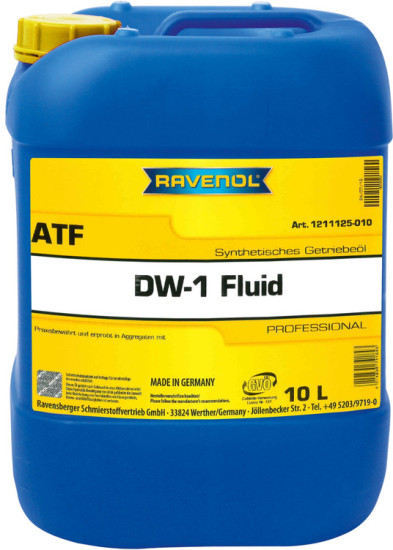 Масло АКПП RAVENOL ATF DW-1 Fluid