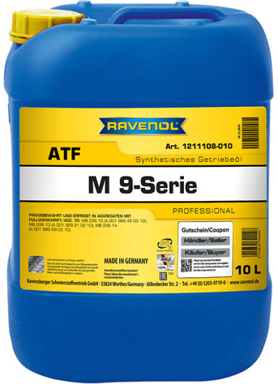 Масло АКПП RAVENOL ATF M 9-Serie