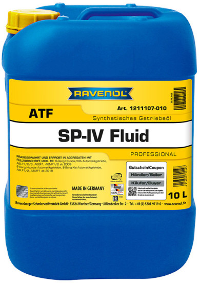 Масло АКПП RAVENOL ATF SP-IV Fluid