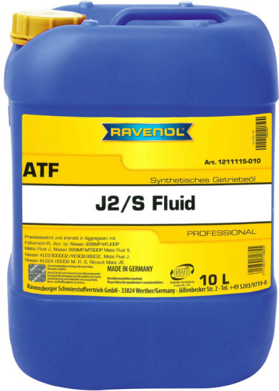 Масло АКПП RAVENOL ATF Type J2/S Fluid