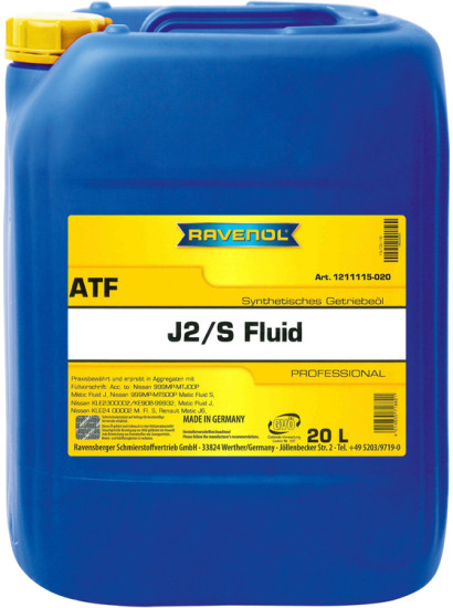 Масло АКПП RAVENOL ATF Type J2/S Fluid