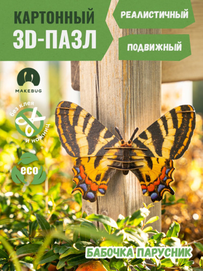 3D пазл «Бабочка Парусник»