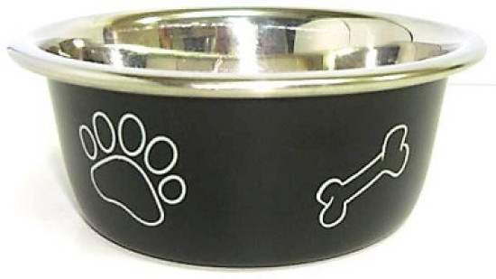 Цветная утяжеленная миска металлическая