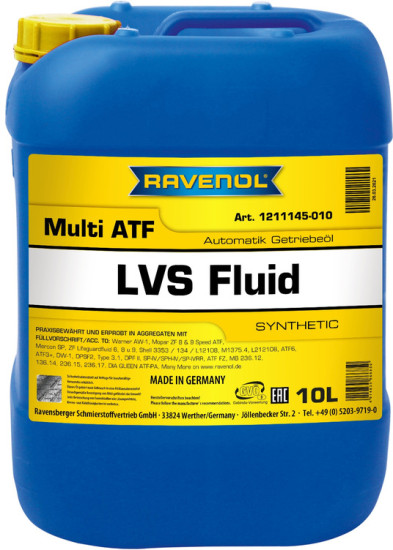 Масло АКПП RAVENOL Multi ATF LVS Fluid