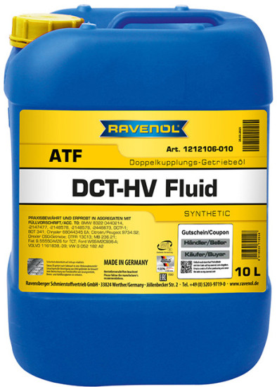 Масло АКПП RAVENOL DCT-HV Fluid