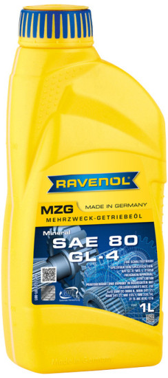 Трансмиссионное масло RAVENOL Getriebeoel MZG SAE 80 GL-4