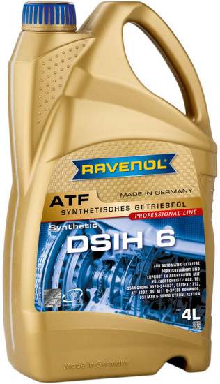 Масло АКПП RAVENOL ATF DSIH 6