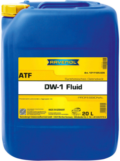 Масло АКПП RAVENOL ATF DW-1 Fluid