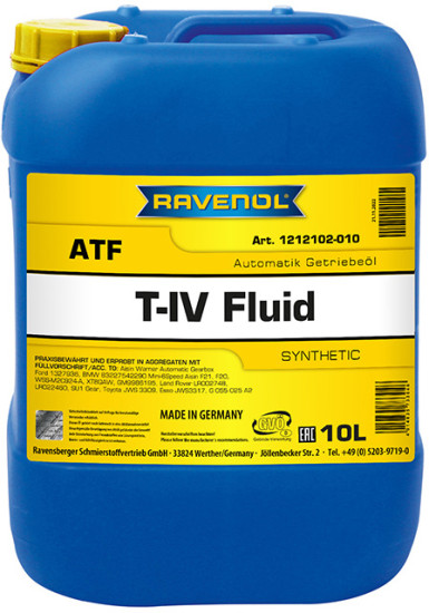 Масло АКПП RAVENOL ATF T-IV Fluid