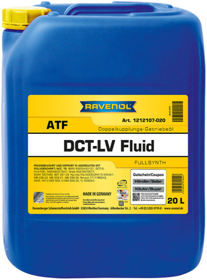 Масло АКПП RAVENOL DCT-LV Fluid