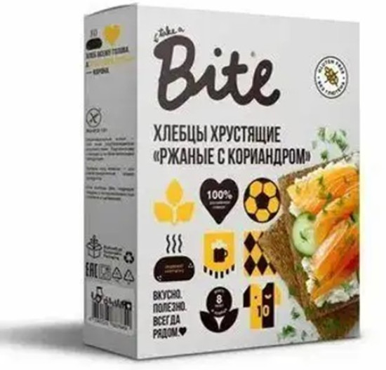 Хлебцы хрустящие Кукурузно-рисовые со вкусом «Ржаные с кориандром» 100г
