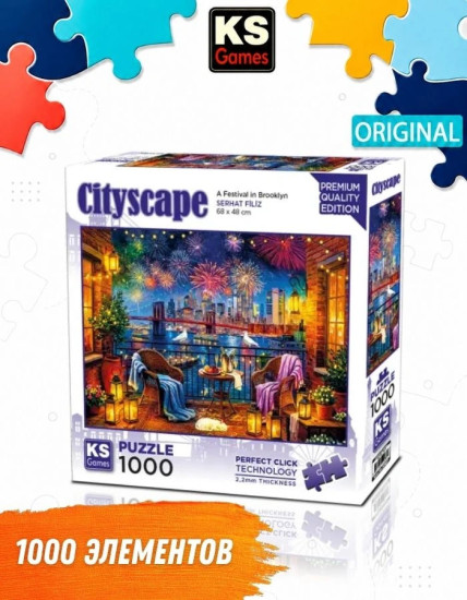 Пазл Фестиваль в Бруклине, 1000 деталей