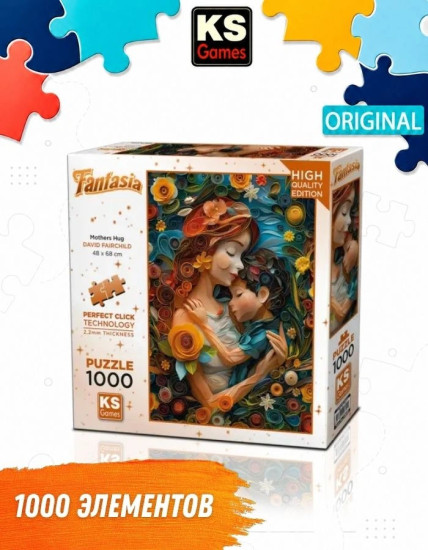 Пазл Объятие матери, 1000 деталей
