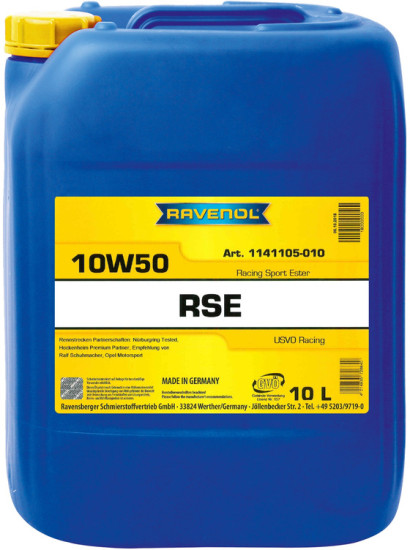 Моторное масло гоночное RAVENOL RSE Racing Sport Easter 10W-50