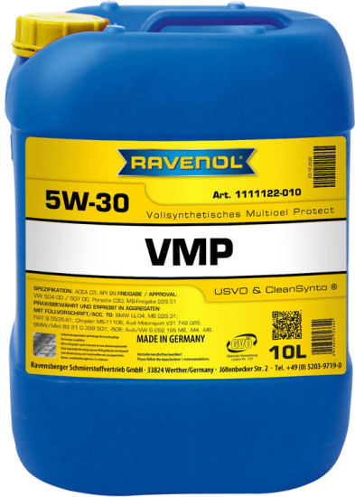 Моторное масло RAVENOL VMP 5W-30