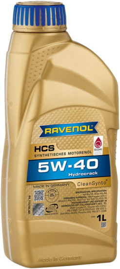 Моторное масло RAVENOL HCS 5W-40