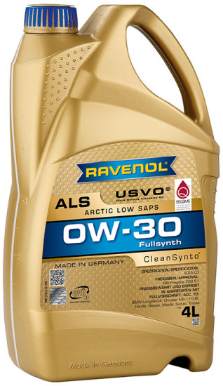Моторное масло RAVENOL ALS 0W-30