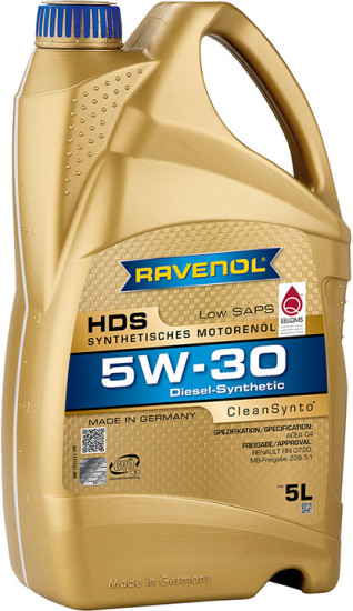 Моторное масло RAVENOL HDS Hydrocrack Diesel Specif 5W-30