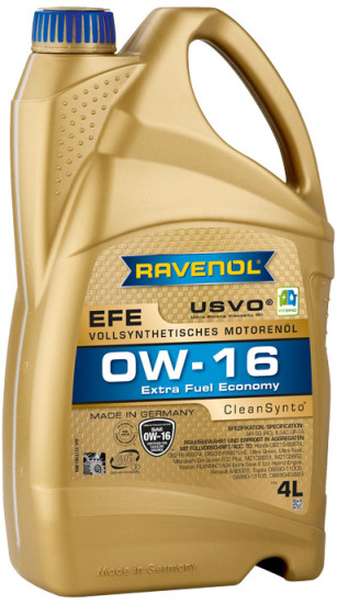 Моторное масло RAVENOL EFE 0W-16