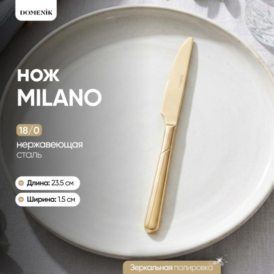 Нож столовый Milano
