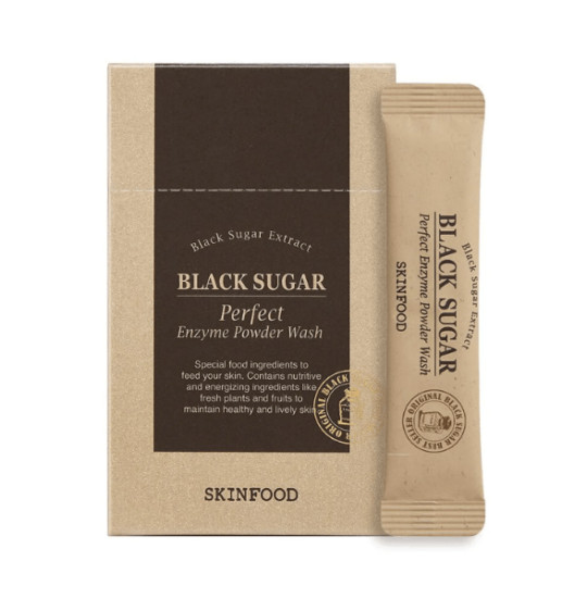 Очищающая энзимная пудра для лица с черным сахаром 