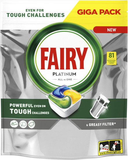 Капсулы для посудомоечной машины «Platinum All in One»