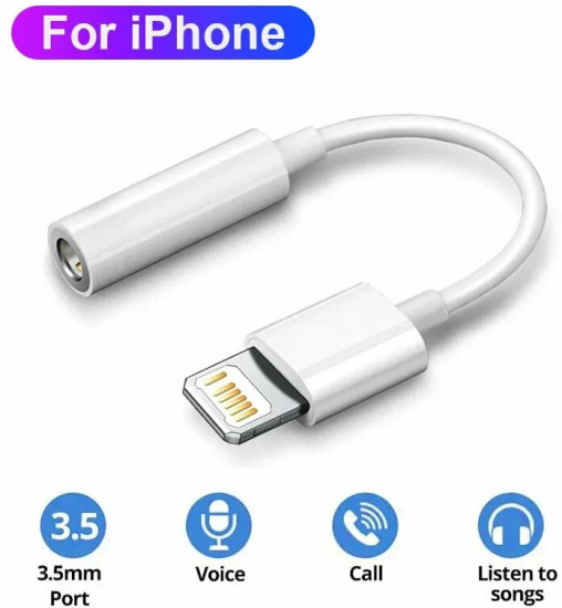 Кабель Lightning – AUX JACK 3.5 мм