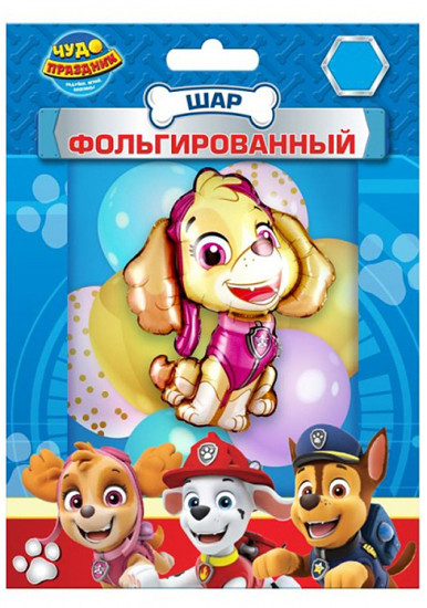 Воздушный шар «фольгированная фигура «Щенячий патруль Скай»