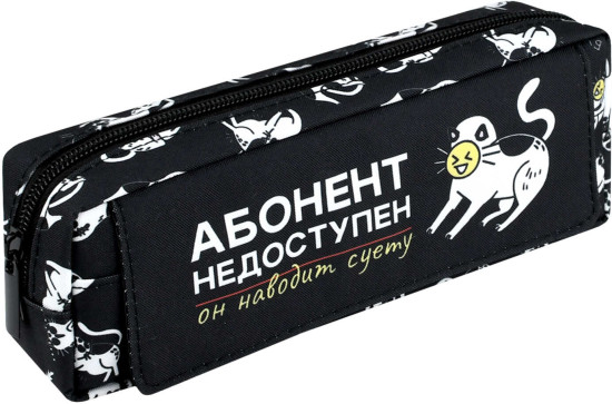 Пенал школьный «Суетливый кот»