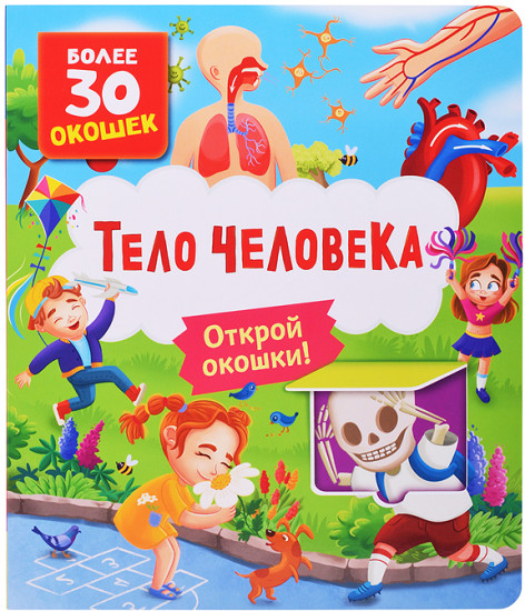 Книги с окошками. Тело человека