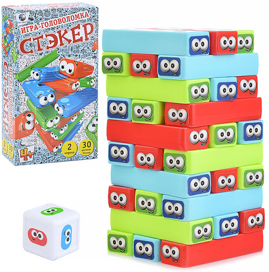 Настольная игра Дженга «Стекер»