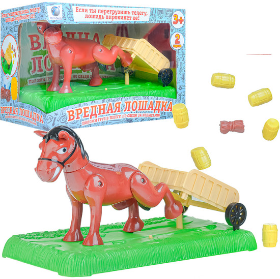 Настольная игра Дженга «Вредная лошадка»