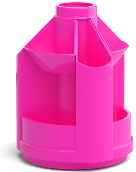 Лоток настольный Подставка настольная пластиковая вращающаяся Mini Desk Neon Solid