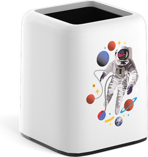 Лоток настольный Подставка настольная пластиковая Forte Cosmonaut с черной вставкой
