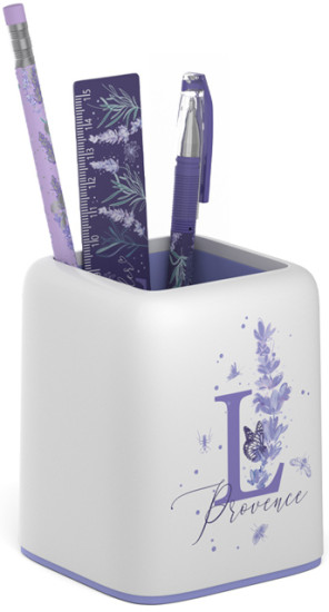 Лоток настольный настольный пластиковый Forte Lavender с фиолетовой вставкой