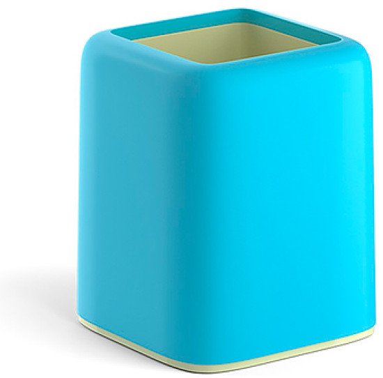 Лоток настольный Подставка настольная пластиковая Forte Pastel с желтой вставкой