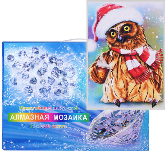 Алмазная мозаика «Зимняя совушка»