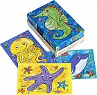 Кубики «Морские жители» (6 штук)