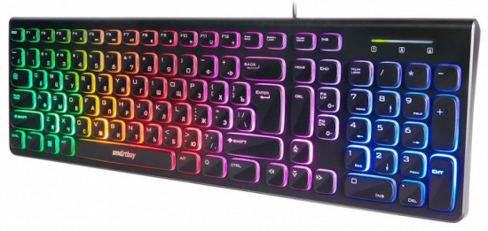 Клавиатура проводная с подсветкой Smartbuy One 250 USB черная (SBK-250U-K)/20