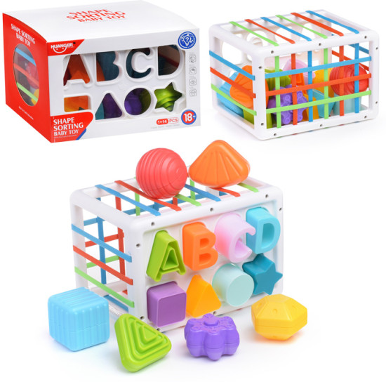 Сортер тактильный «ABCD»