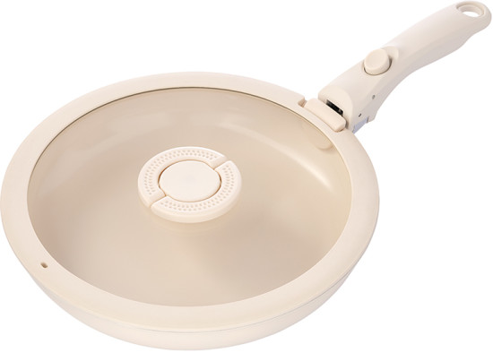 Сковорода с крышкой и съемной ручкой «Smart Ceramic»