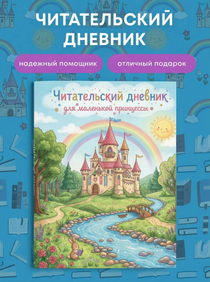 Читательский дневник для маленькой принцессы «Сказочный замок»
