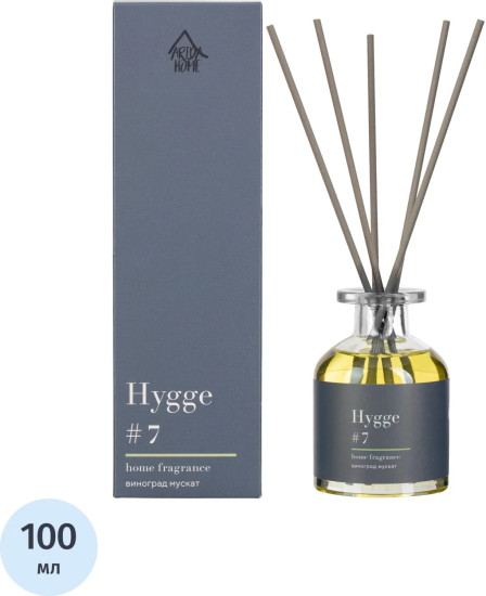 Аромадиффузор с палочками «Hygge 7 Виноград мускат»