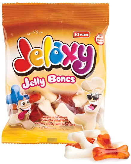 Жевательный мармелад Jelaxy 4GR Jelly Bones 80GR 80 гр