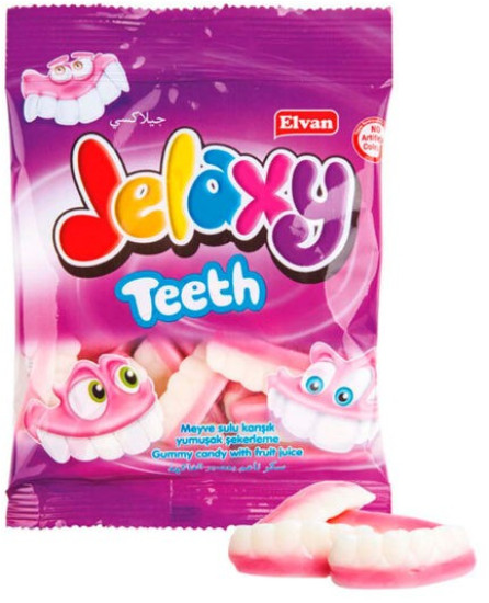 Жевательный мармелад Jelaxy 4GR Teeth 80 гр